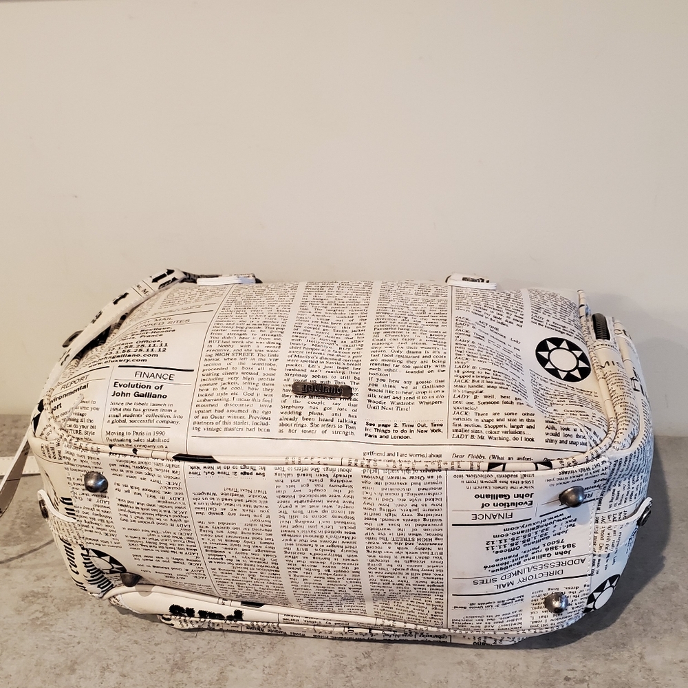 GALLIANO GAZETTE CHUNKY BAG - Picture 6 of 16